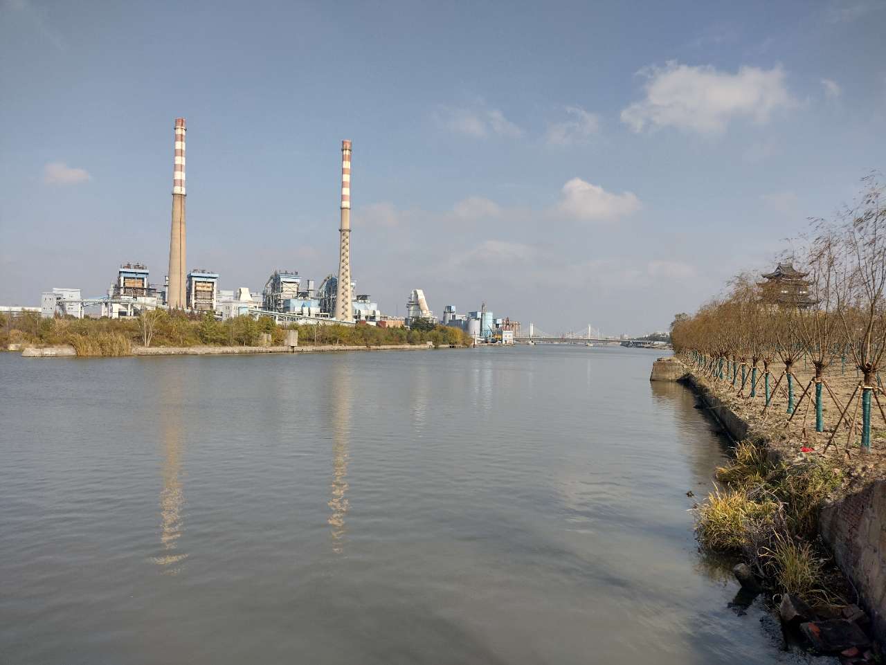 盐城新洋港滔滔东流,奔腾向海